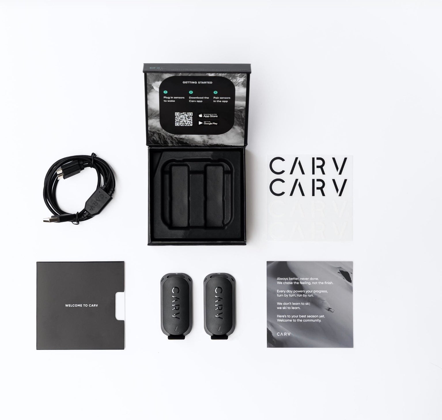 Carv 2 Ski Coach Unit + 12 month membership